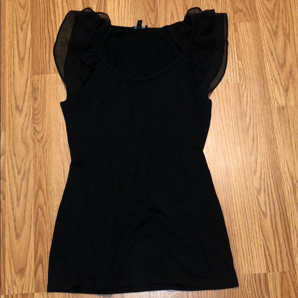 Express flutter sleeve top